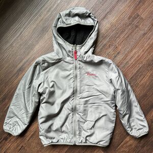 Kid's BIG CHILL Reversible Hooded Full Zip Jacket Coat Windbreaker Size 5/6 Boys